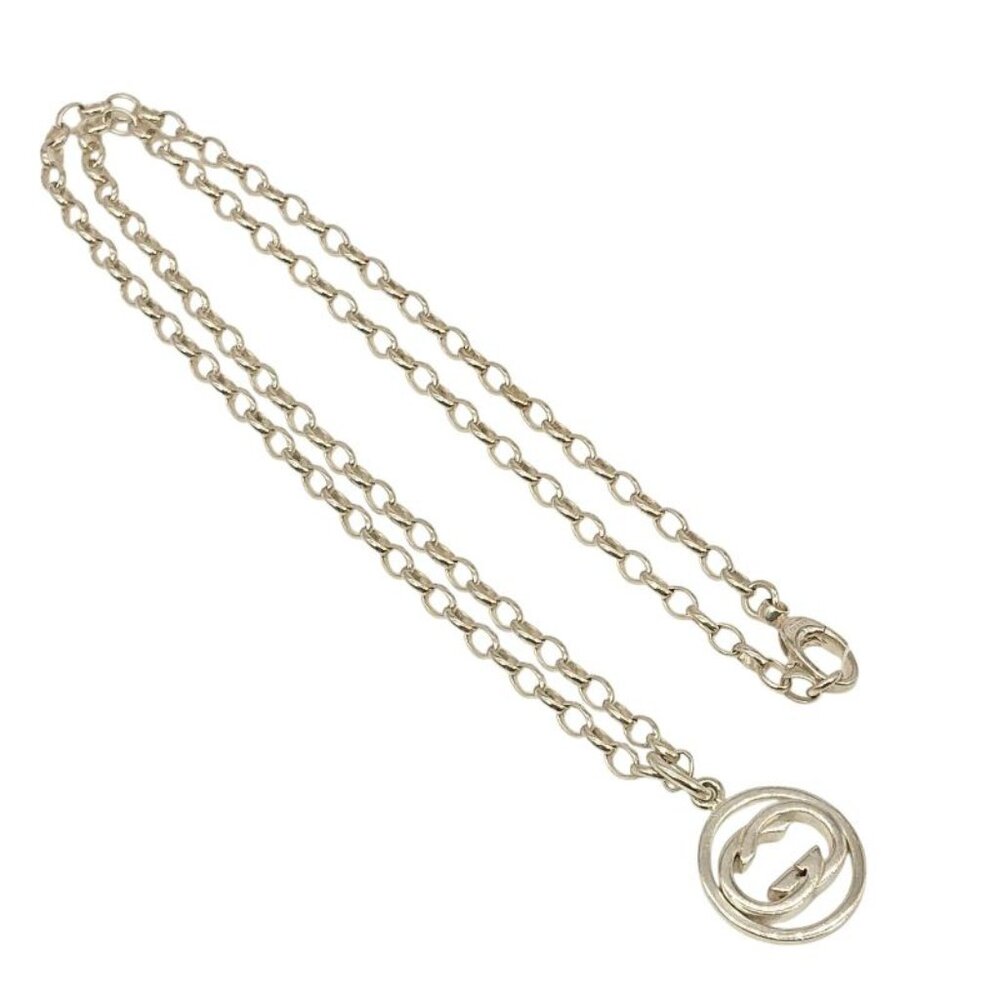 Gucci Necklace Double G Interlocking Pendant - image 1